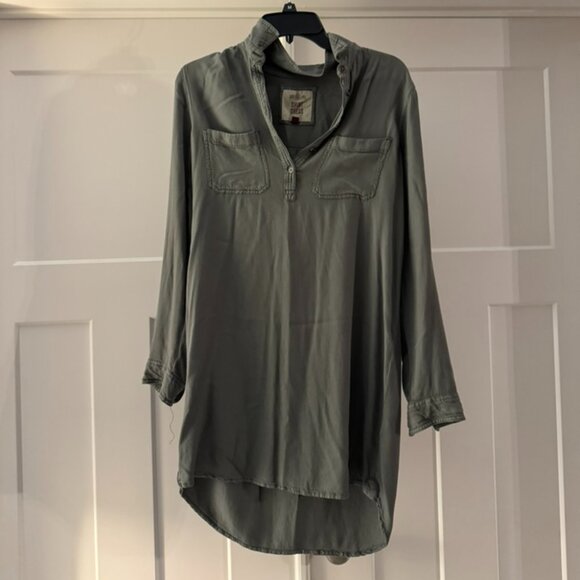 Silver Jeans Co. Green Utility Tunic Top – Women’s Medium - Picture 1 of 3